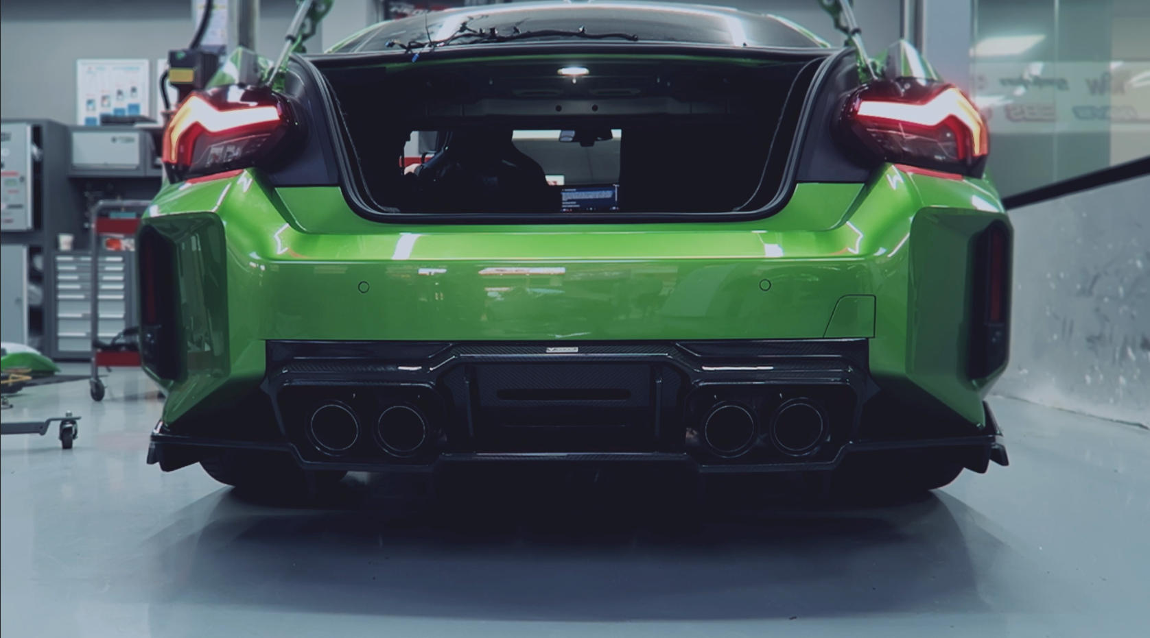 宝马BMW M2 G87钛合金中段排气