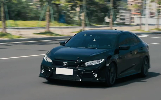 Civic思域 FK7手动版 中尾段排气