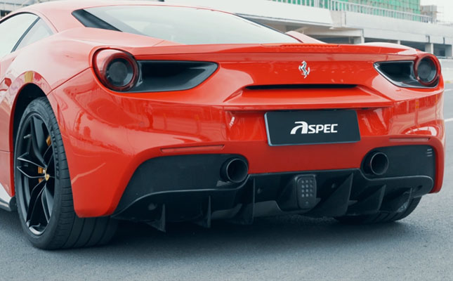 2015-2019 Ferrari法拉利 488 GTB ASPEC 钛合金阀门排气+直通头段